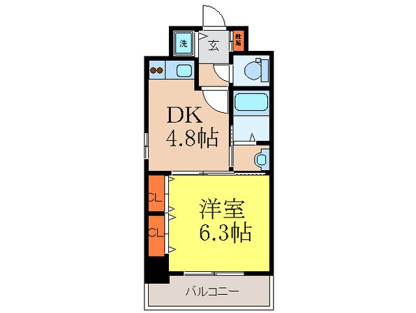 プルミエ－ル江坂の物件間取画像